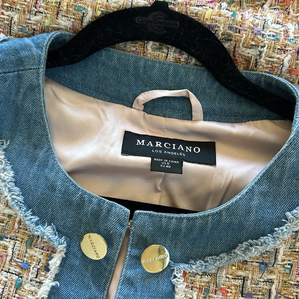 Marciano Multicolor Tweed & Denim Matching Set - Picture 2 of 6